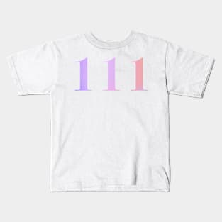 angel numbers 111 Kids T-Shirt